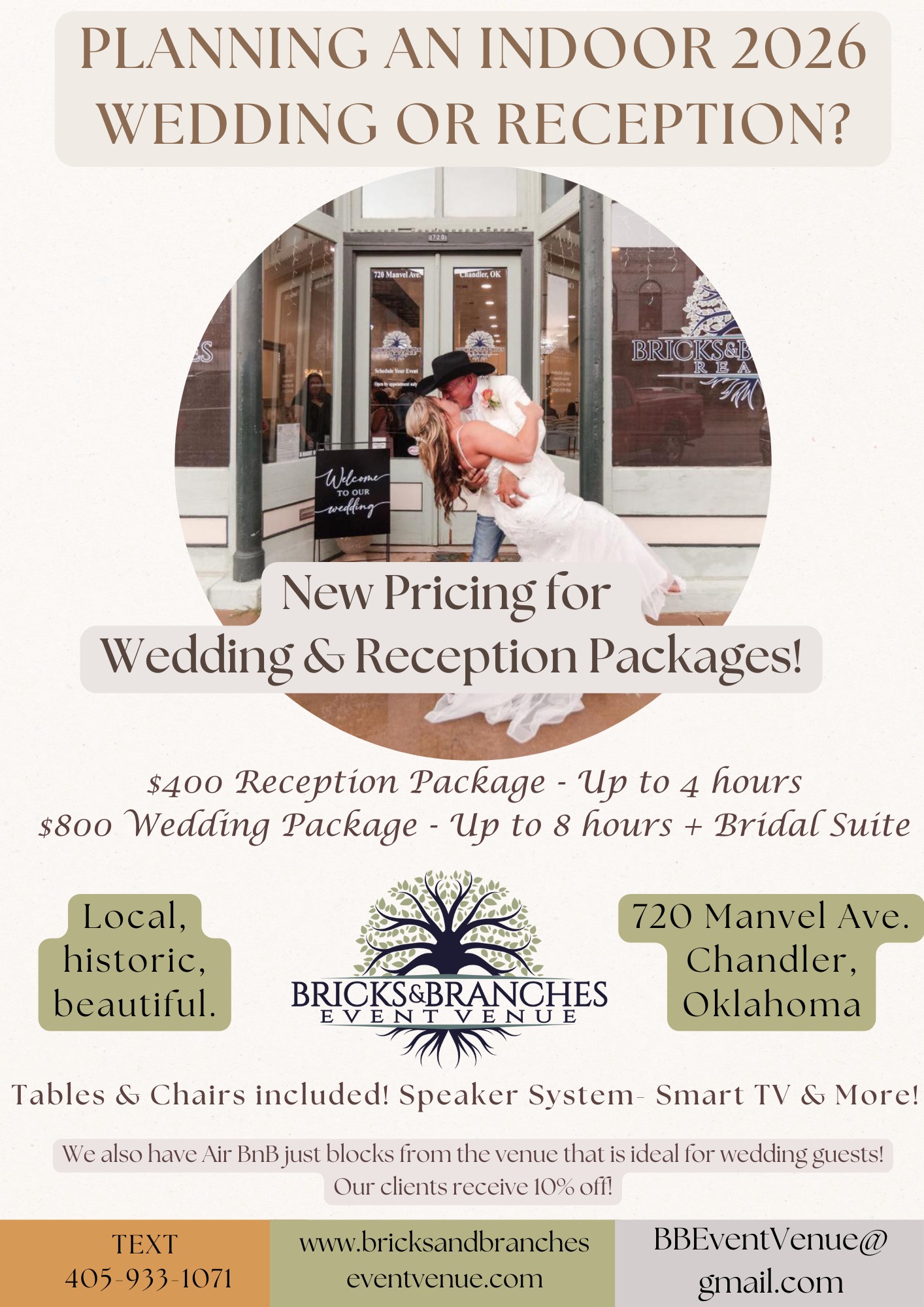 Bricks & Branches Chandler Venue Packages 2